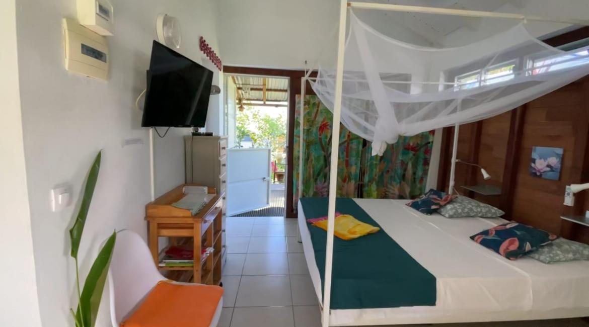 Gite Cajou Dans Jardin Tropical Ventile A Sainte-Anne Ngoại thất bức ảnh